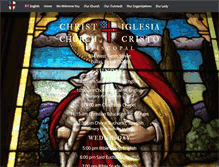 Tablet Screenshot of christchurchdallas.org